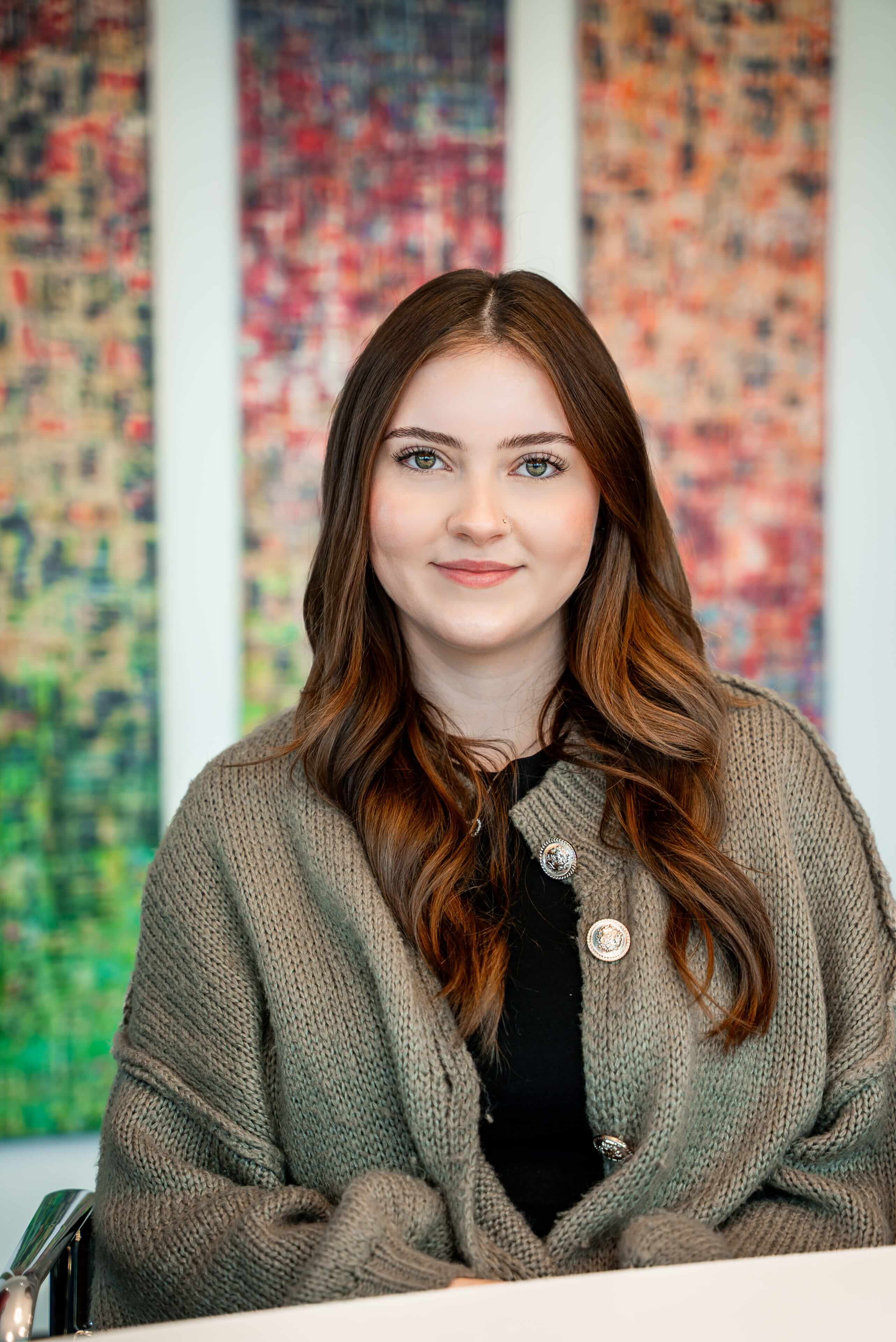 Kollegin im Gespräch